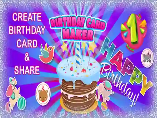 Birthday Card Maker เกมออนไลน์