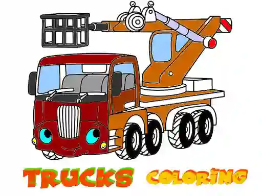 Funny Trucks Coloring เกมออนไลน์
