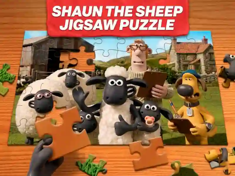 Shaun the Sheep Jigsaw Puzzle เกมออนไลน์
