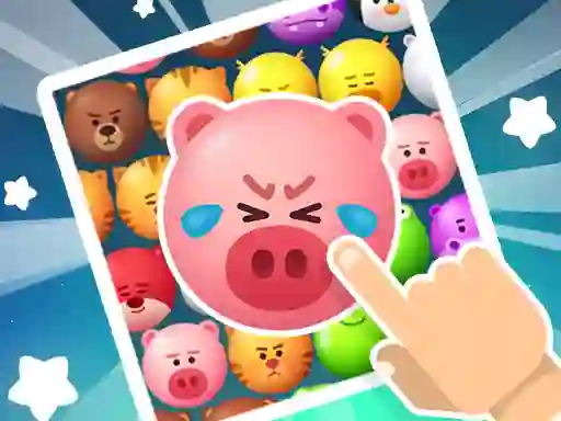 Crazy Zoo Swipe Match 3 Puzzle เกมออนไลน์