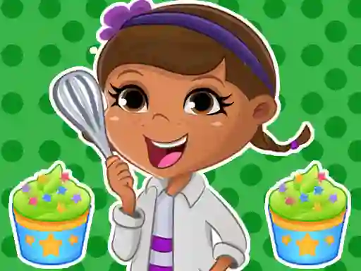 Dottie Doc Mcstuffins Cupcake Maker เกมออนไลน์