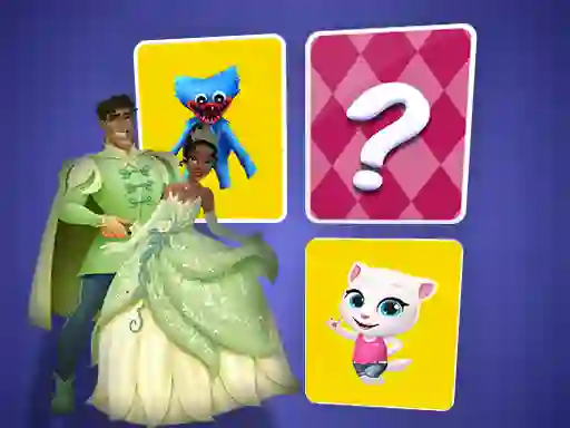 The Princess and the Frog Memory Card Match เกมออนไลน์