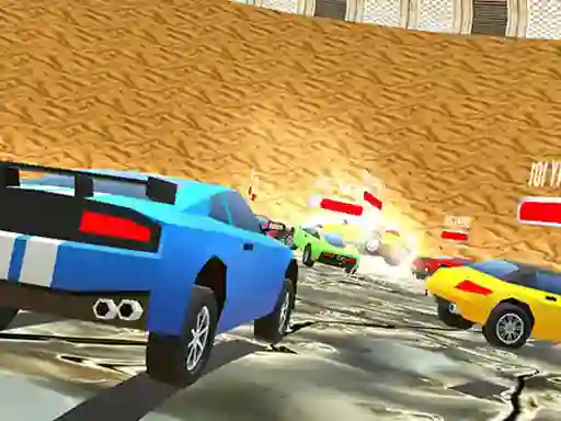 Low Poly Smash Cars เกมออนไลน์