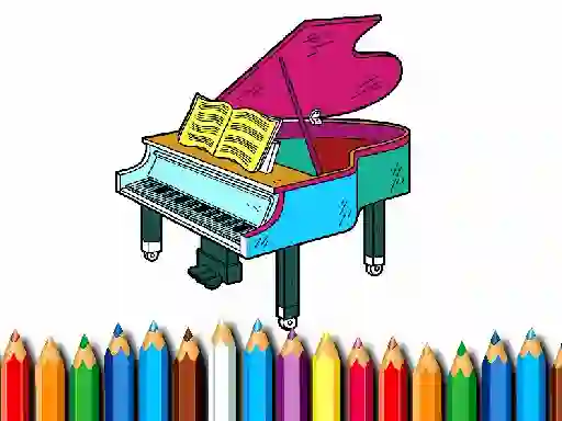 Back To School: Piano Coloring Book เกมออนไลน์