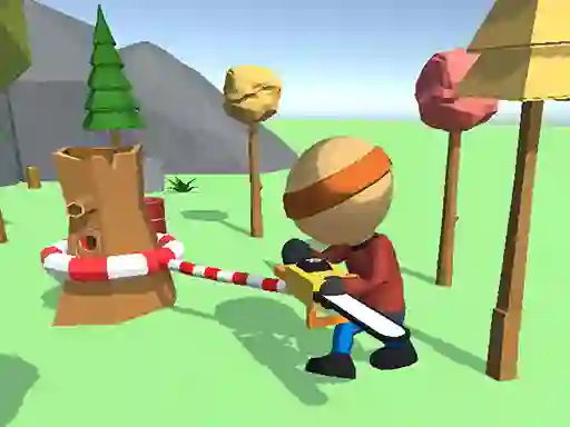 Wood Man Cutter เกมออนไลน์