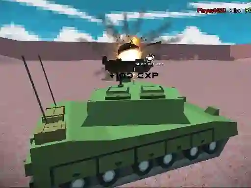 Helicopter and Tank Battle Desert Storm Multiplayer เกมออนไลน์