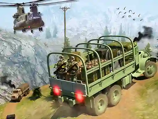 Army Cargo Transport Driving เกมออนไลน์