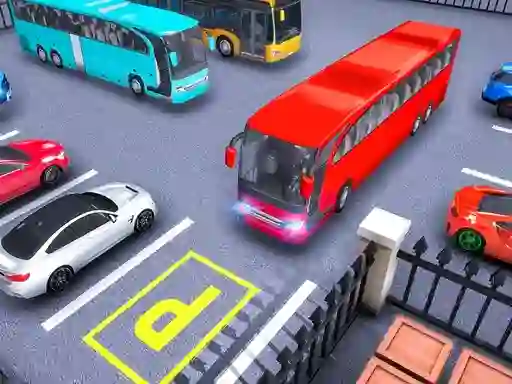 Real Bus Parking Pick and Drop เกมออนไลน์