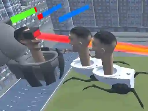 Merge Toilet Skib Fight เกมออนไลน์