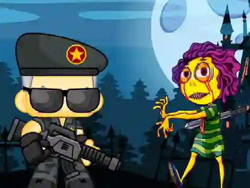 Zombie Shooter 2d เกมออนไลน์