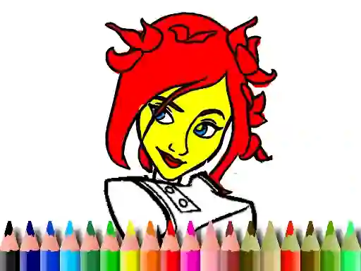 Back To School: Cute Girl Coloring เกมออนไลน์
