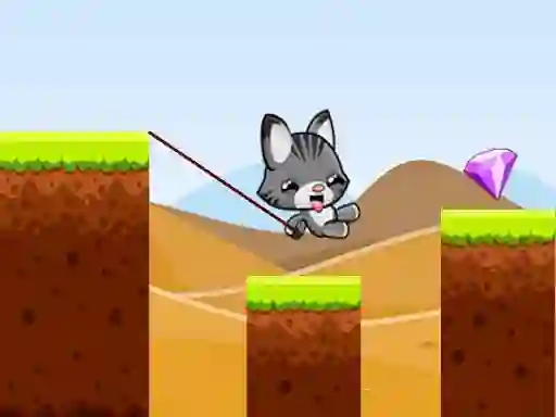 Swing Cat Endless Jump เกมออนไลน์