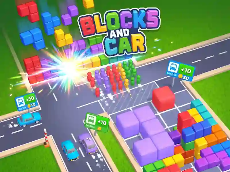 Blocks and Car เกมออนไลน์