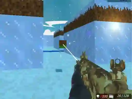 Blocky Swat Shooting Iceworld Multiplayer เกมออนไลน์