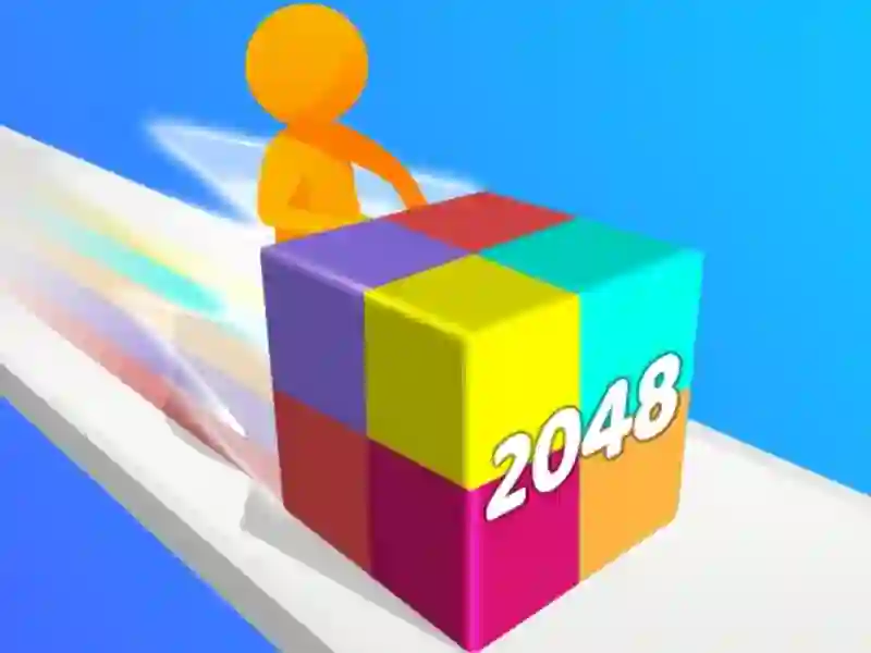 Geometry Stack 2048 Run เกมออนไลน์