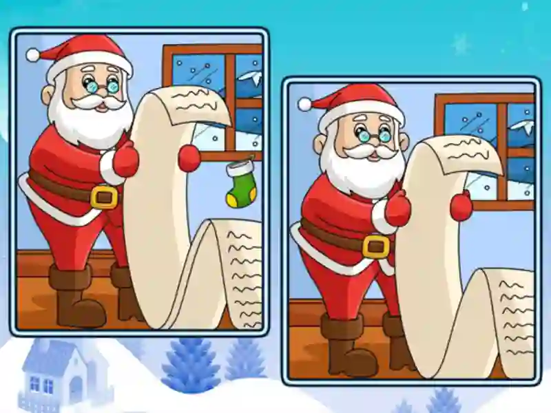 Christmas Spot the Difference เกมออนไลน์