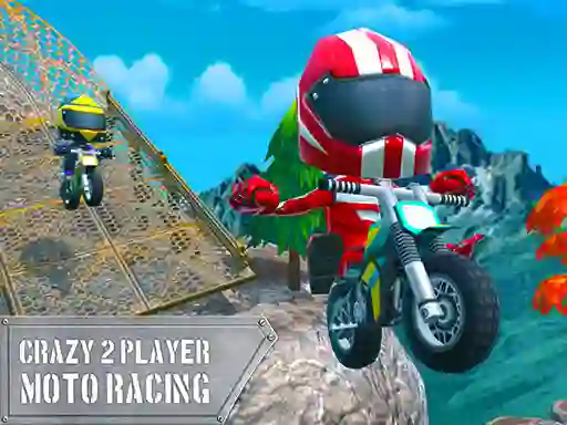 Crazy 2 Player Moto Racing เกมออนไลน์