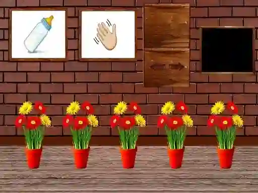 Flower House Escape เกมออนไลน์