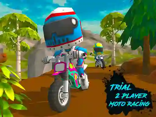 Trial 2 Player Moto Racing เกมออนไลน์