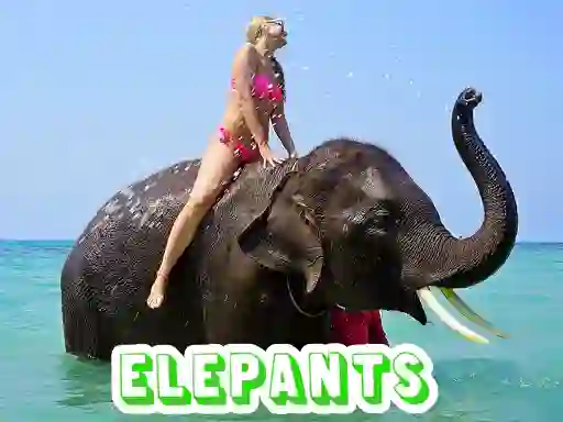 Elephants Puzzle เกมออนไลน์