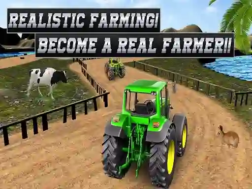 Real Tractor Farming Simulator : Heavy Duty Tractor เกมออนไลน์