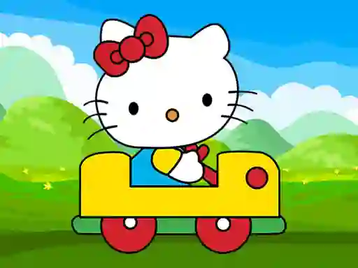 Cute Kitty Car Jigsaw เกมออนไลน์