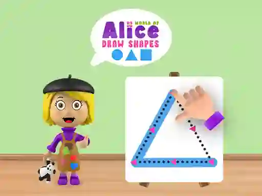 World of Alice Draw Shapes เกมออนไลน์