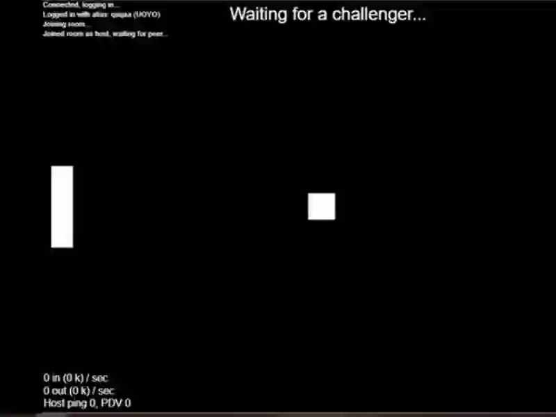 Multiplayer Pong เกมออนไลน์