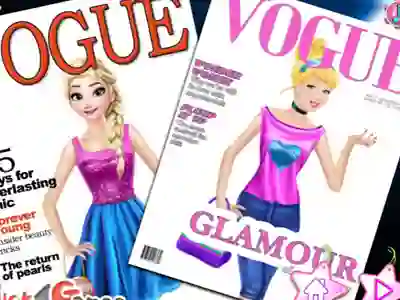 Princesses On Vogue Cover เกมออนไลน์
