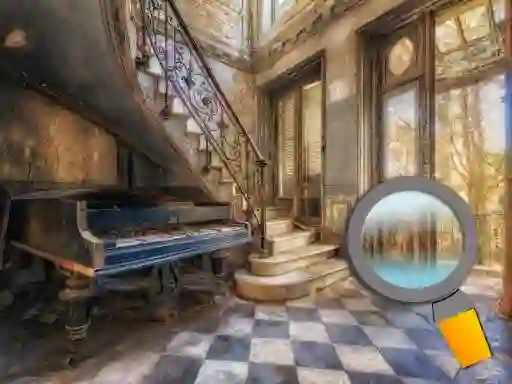Abandoned Room Hidden Numbers เกมออนไลน์