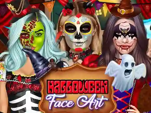 Kylie Jenner Halloween Face Art เกมออนไลน์
