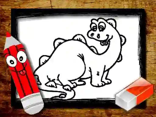 Back To School: Dinosaur Coloring Book เกมออนไลน์