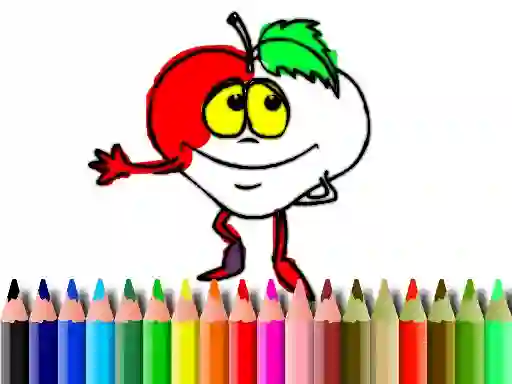 Back To School: Fruits Coloring เกมออนไลน์
