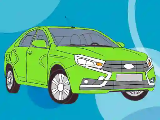 Russian Cars Coloring Book เกมออนไลน์