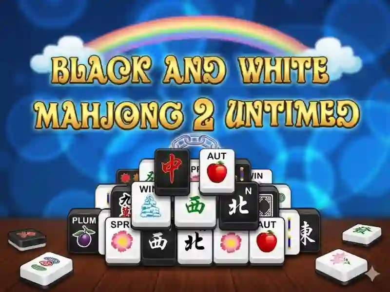 Mahjong Black White 2 Untimed เกมออนไลน์