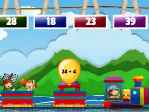Math Train Addition เกมออนไลน์
