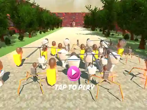 SQUID TOILET 3D เกมออนไลน์