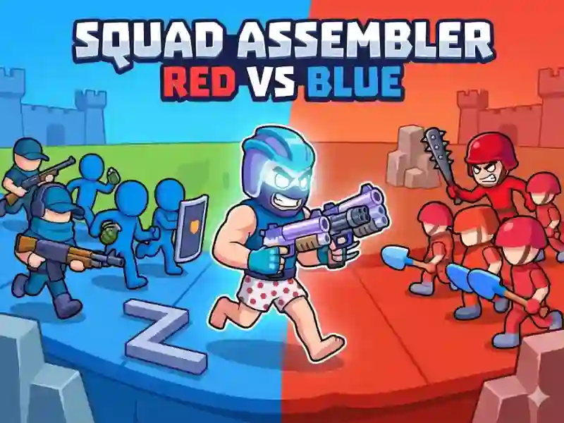 Squad Assembler Red Vs Blue เกมออนไลน์