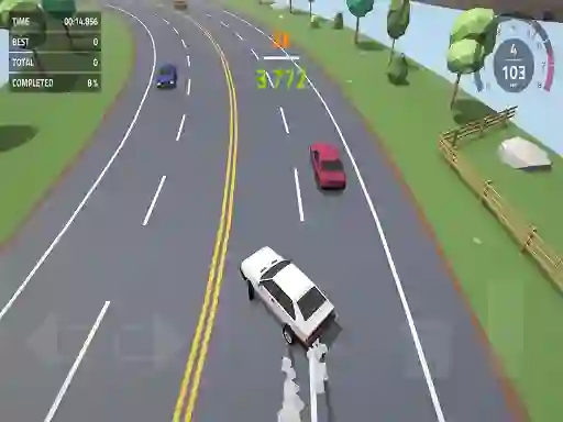 Polygon Drift: Endless Traffic Racing เกมออนไลน์