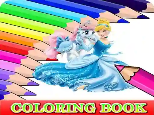 Coloring Book for Cinderella เกมออนไลน์
