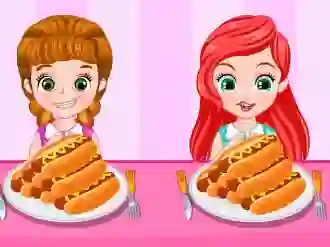 Princess Hotdog Eating Contest เกมออนไลน์