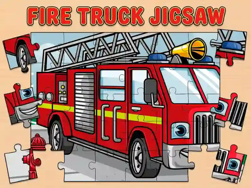 Fire Truck Jigsaw เกมออนไลน์