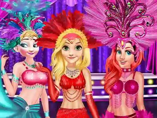 Princess As Los Vegas Showgirls เกมออนไลน์