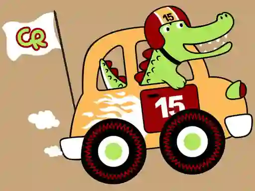 Fast Racing Cars Coloring เกมออนไลน์