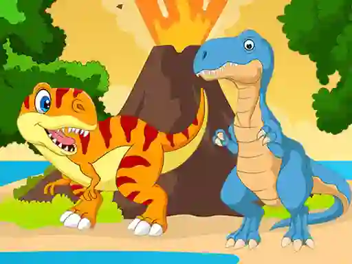 Dino Jigsaw เกมออนไลน์