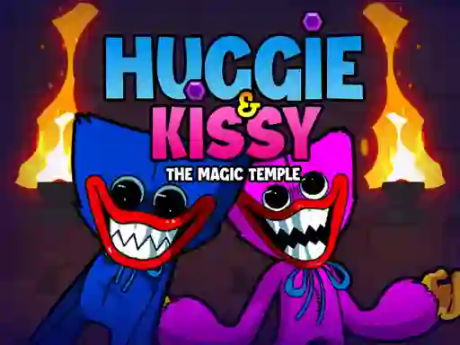 Huggie & Kissy The Magic Temple เกมออนไลน์