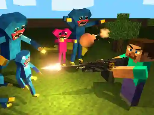 Mine Shooter: Huggy's Attack เกมออนไลน์