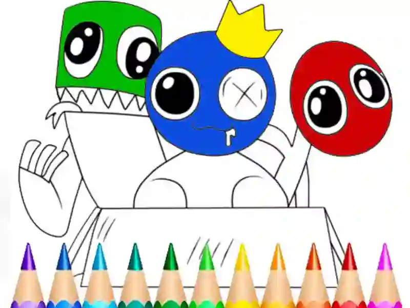 Rainbow Friends Coloring Book เกมออนไลน์