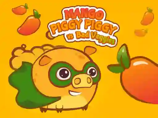 Mango Piggy Piggy vs Bad Veggies เกมออนไลน์