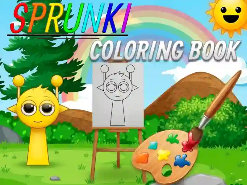 Sprunki Coloring Book เกมออนไลน์